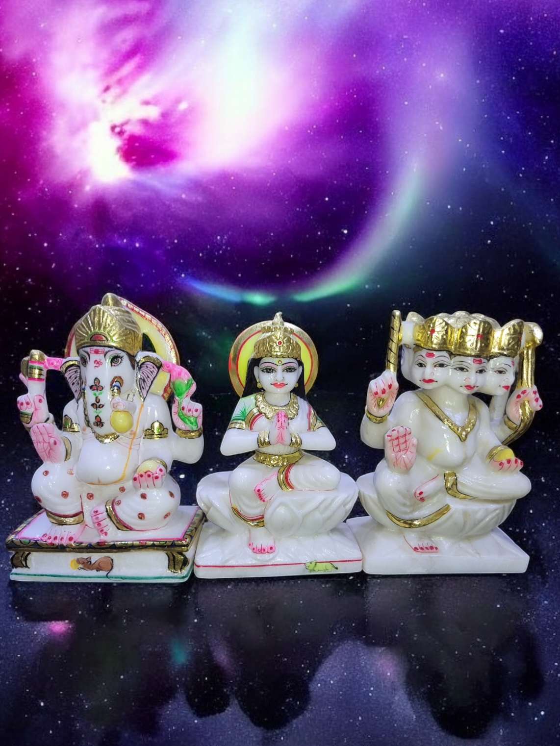 shiv pariwar statue